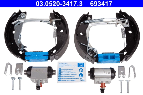 Brake Shoe Set Original ATE TopKit 03.0520-3417.3