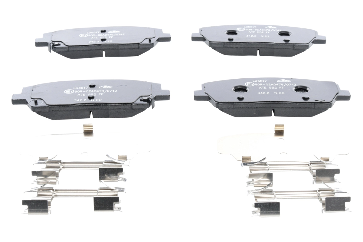 Brake Pad Set, disc brake ATE Ceramic 13.0470-5517.2