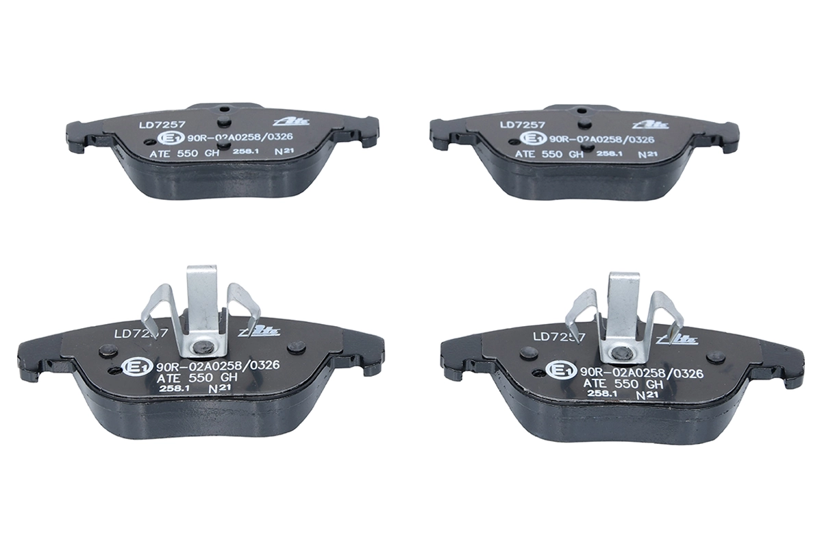 Brake Pad Set, disc brake ATE Ceramic 13.0470-7257.2