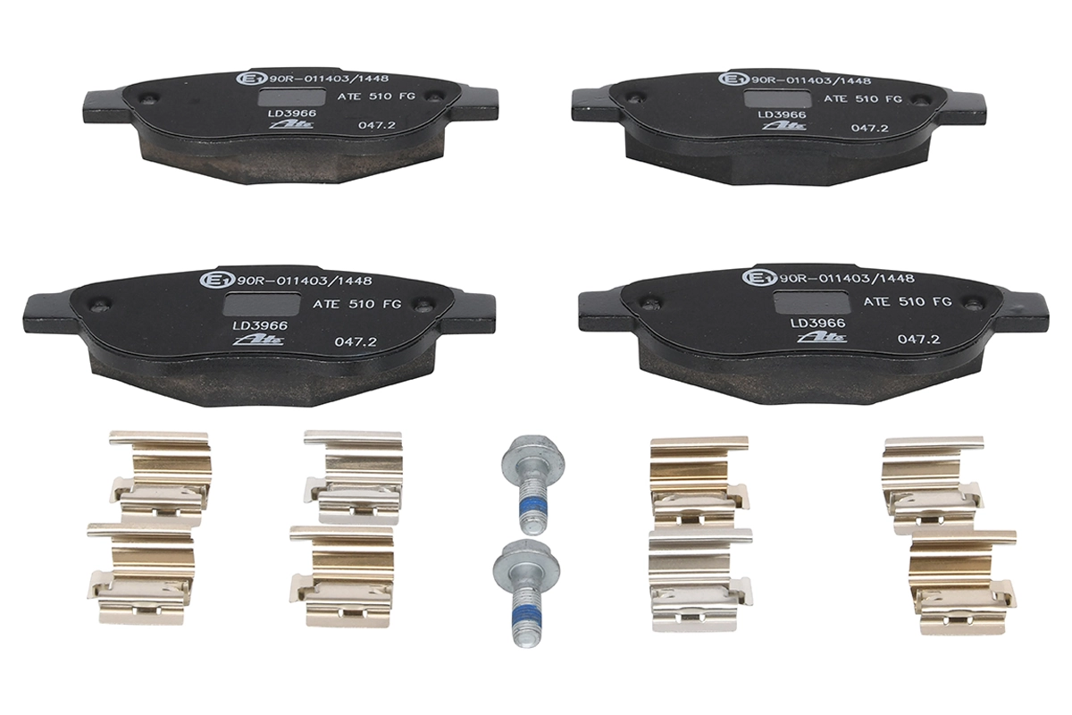 Brake Pad Set, disc brake ATE Ceramic 13.0470-3966.2