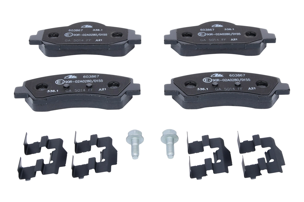Brake Pad Set, disc brake 13.0460-3867.2