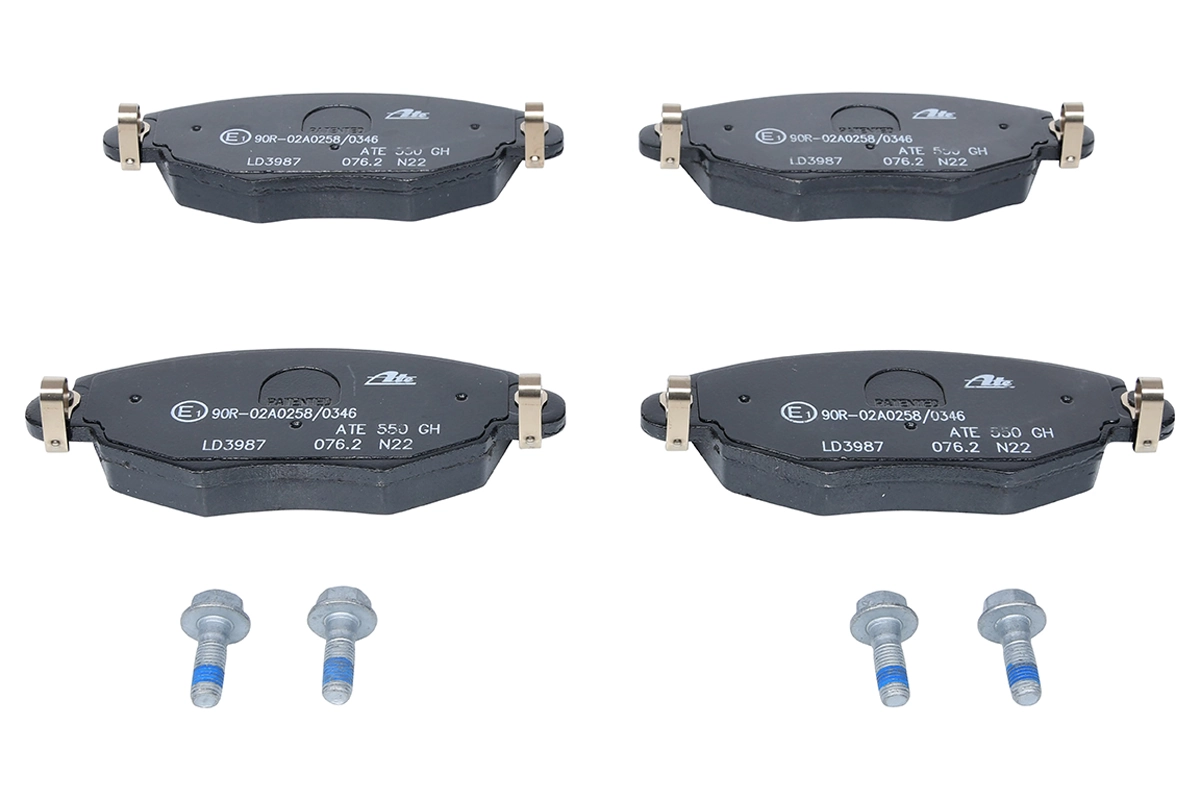 Brake Pad Set, disc brake ATE Ceramic 13.0470-3987.2