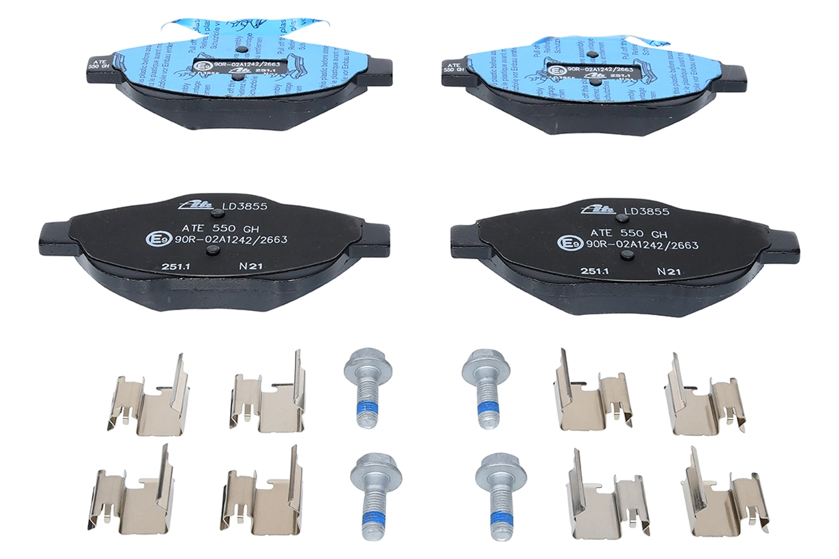Brake Pad Set, disc brake ATE Ceramic 13.0470-3855.2