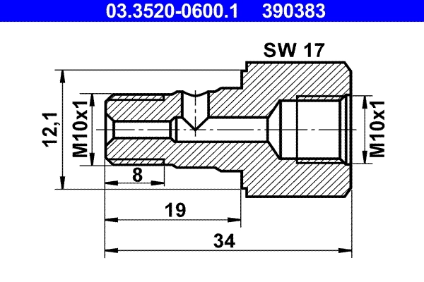 Banjo Bolt 03.3520-0600.1