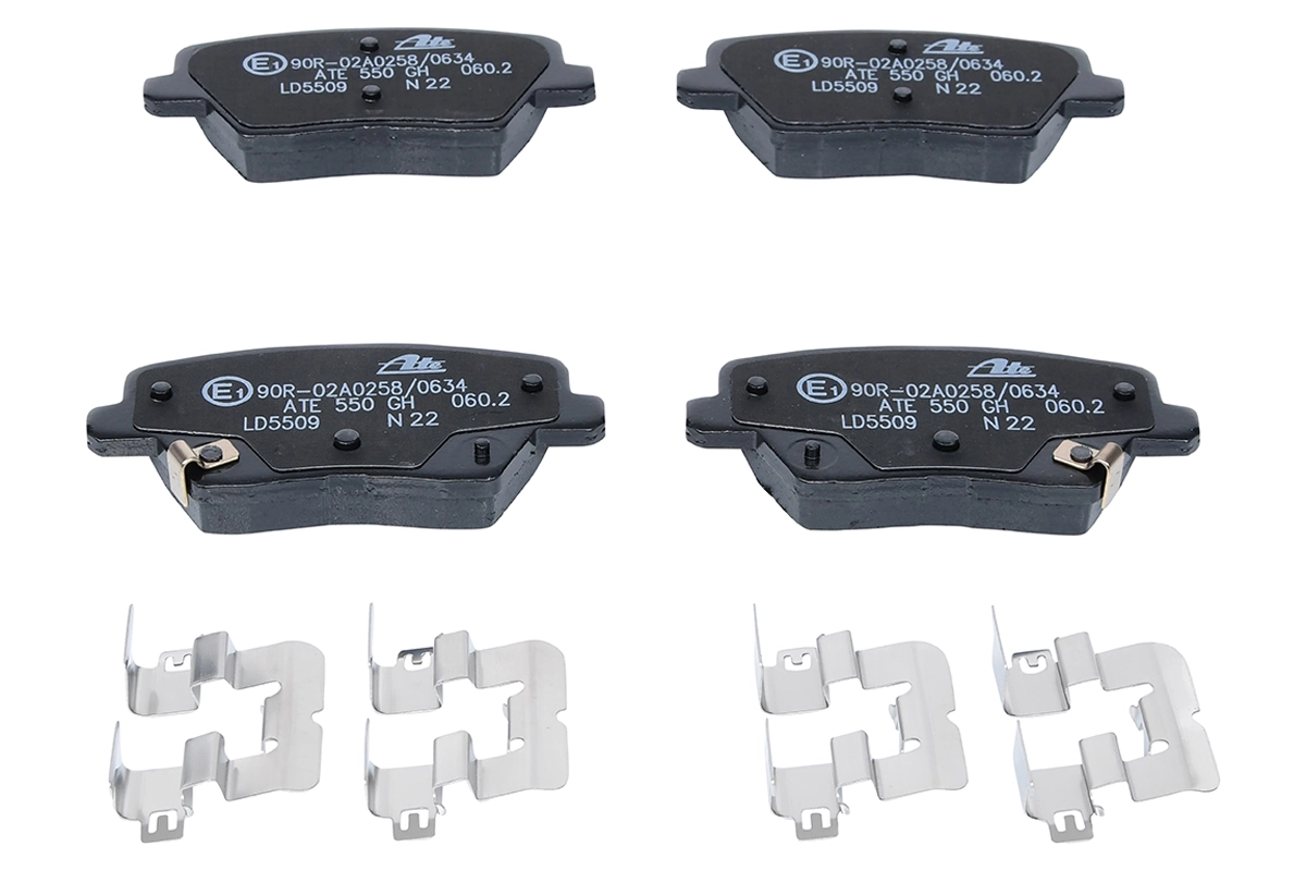 Brake Pad Set, disc brake ATE Ceramic 13.0470-5509.2