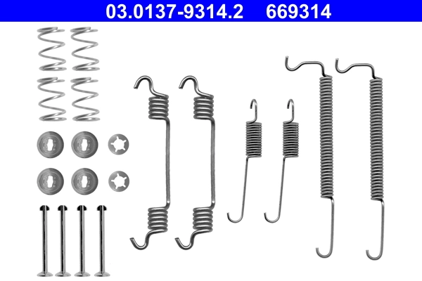 Accessory Kit, brake shoes 03.0137-9314.2