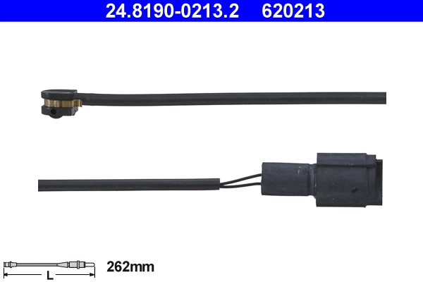 Warning Contact, brake pad wear 24.8190-0213.2