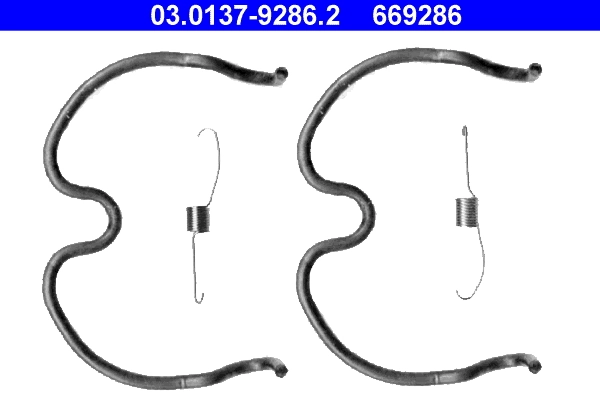 Accessory Kit, brake shoes 03.0137-9286.2