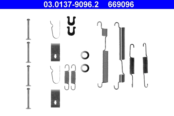Accessory Kit, brake shoes 03.0137-9096.2