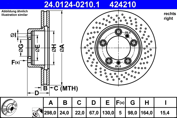 Brake Disc 24.0124-0210.1