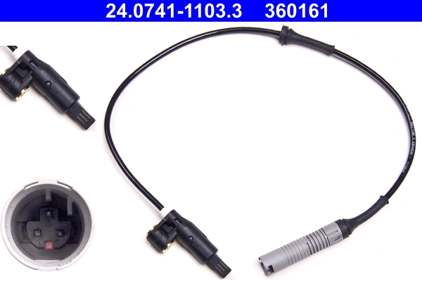 Sensor, wheel speed 24.0741-1103.3