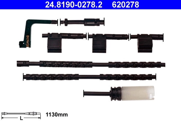 Warning Contact, brake pad wear 24.8190-0278.2