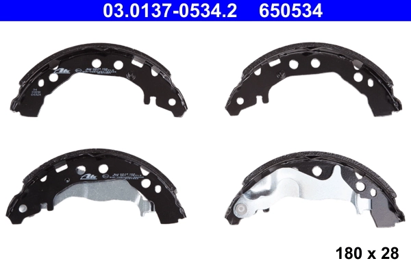 ATE 03.0137-0534.2 Brake Shoe Set