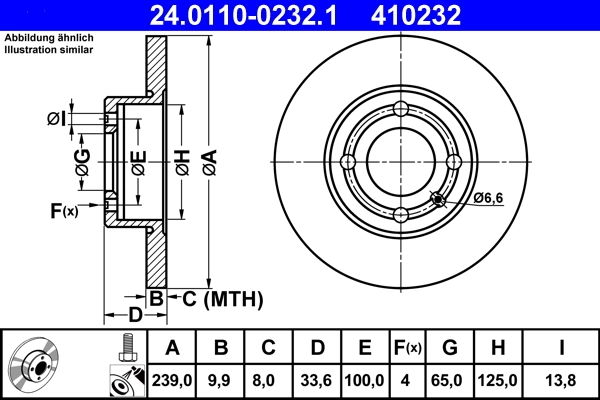 Brake Disc 24.0110-0232.1