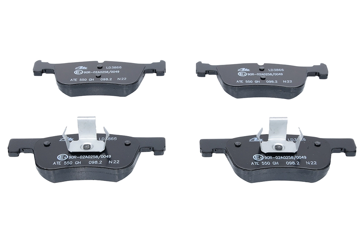 Brake Pad Set, disc brake ATE Ceramic 13.0470-3866.2