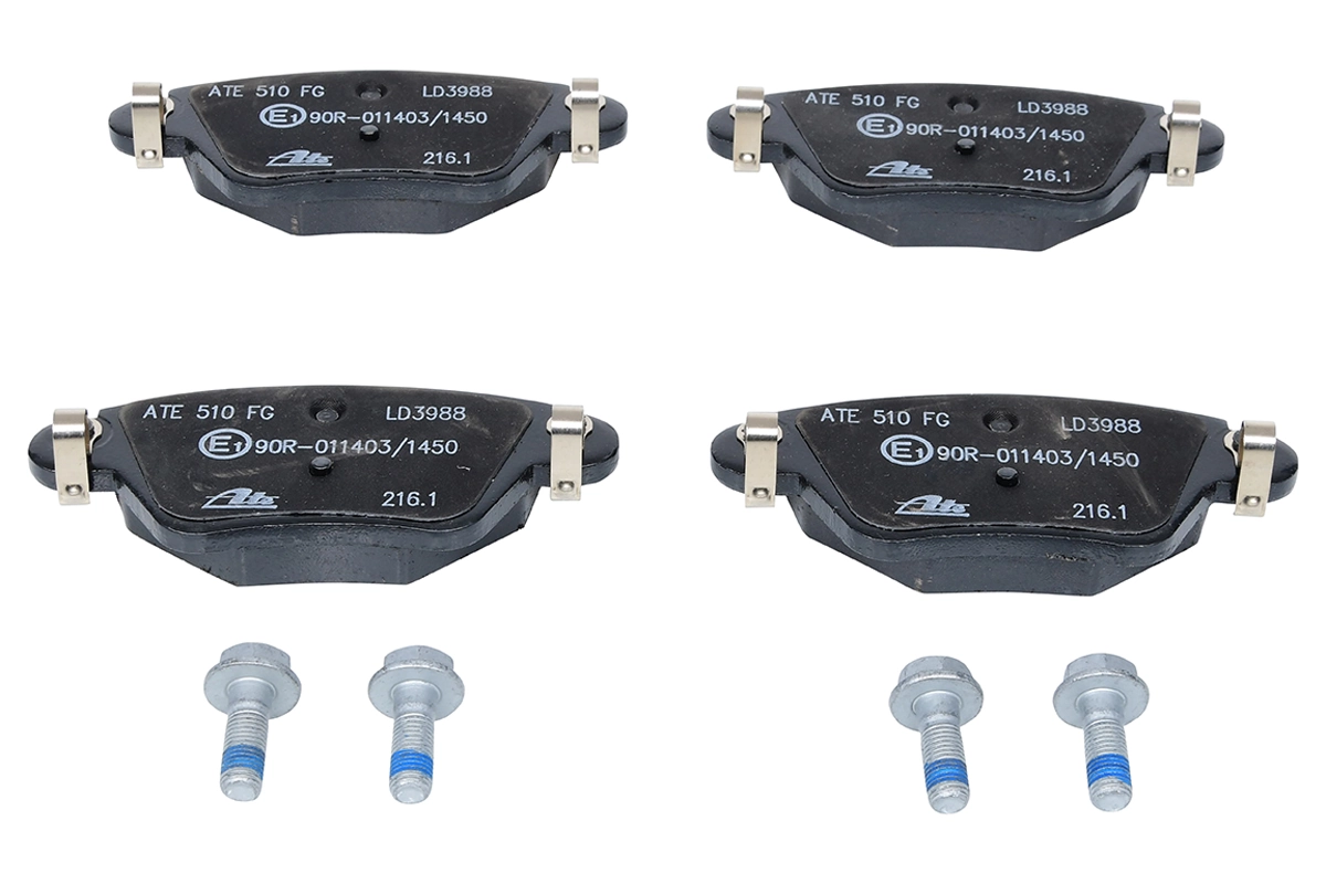 Brake Pad Set, disc brake ATE Ceramic 13.0470-3988.2