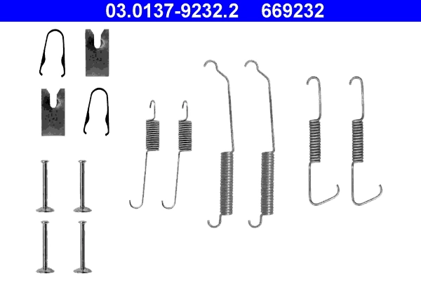Accessory Kit, brake shoes 03.0137-9232.2