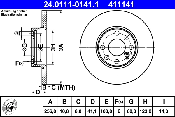 Brake Disc 24.0111-0141.1