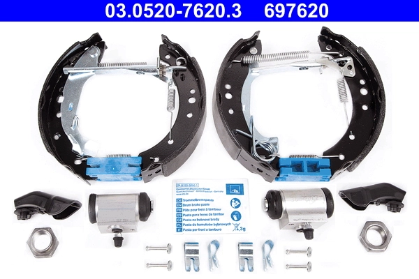 Brake Shoe Set Original ATE TopKit 03.0520-7620.3