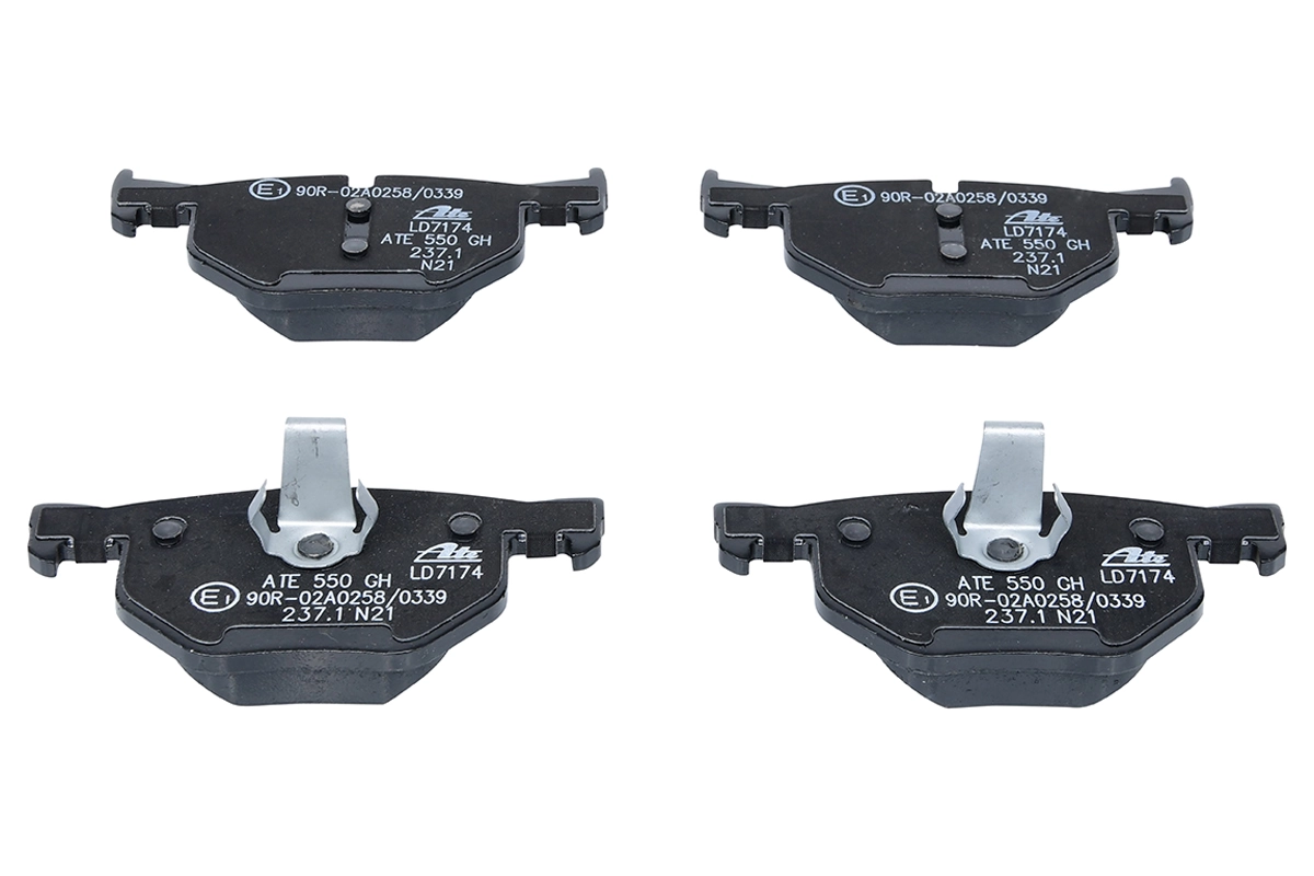 Brake Pad Set, disc brake ATE Ceramic 13.0470-7174.2