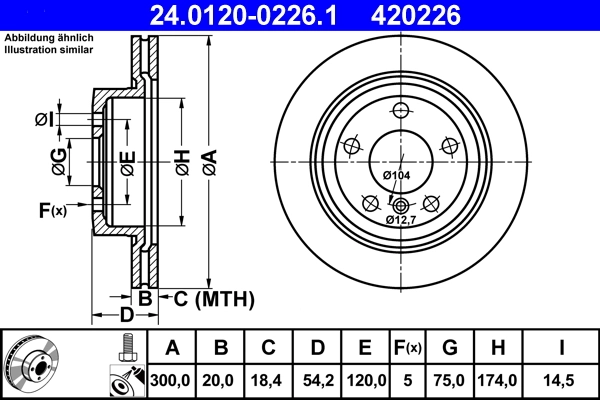 Brake Disc 24.0120-0226.1