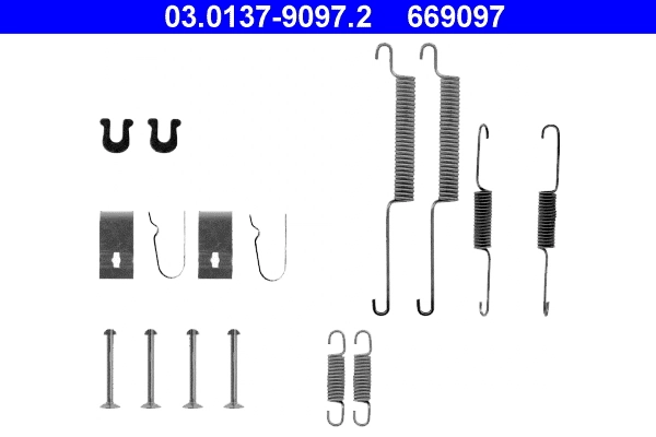 Accessory Kit, brake shoes 03.0137-9097.2