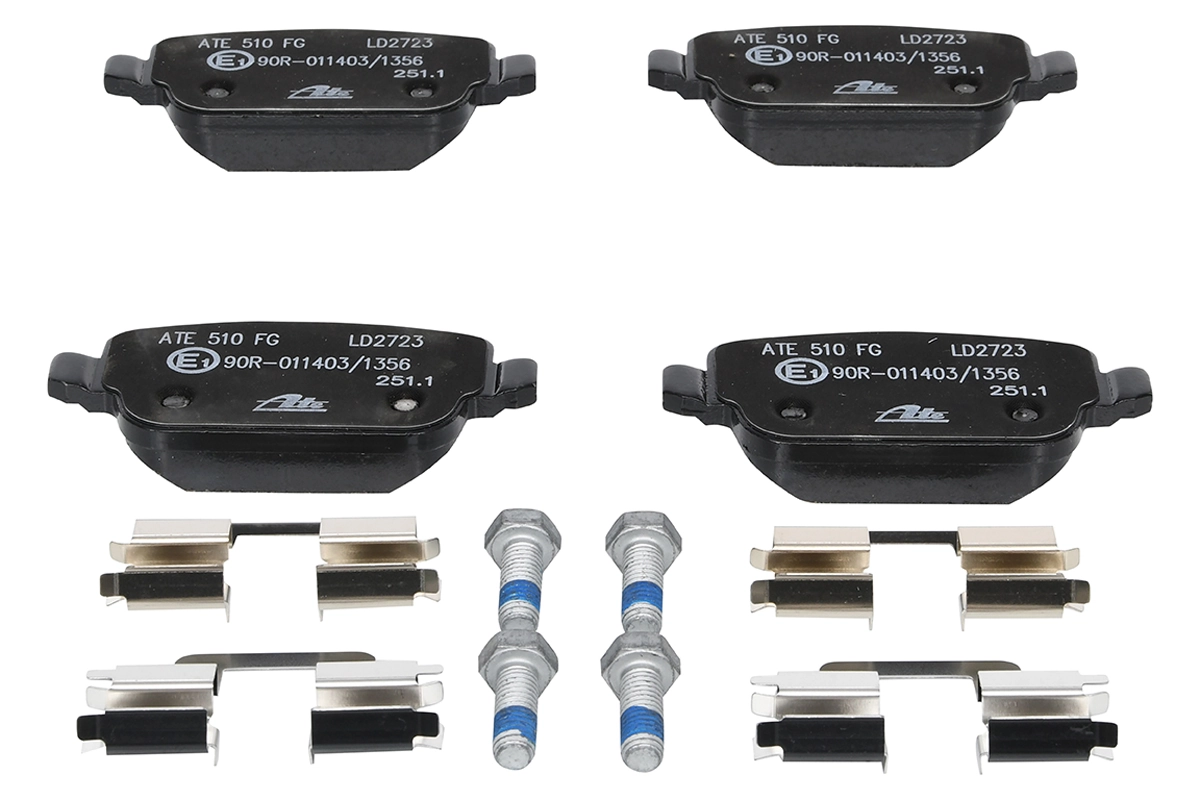 Brake Pad Set, disc brake ATE Ceramic 13.0470-2723.2