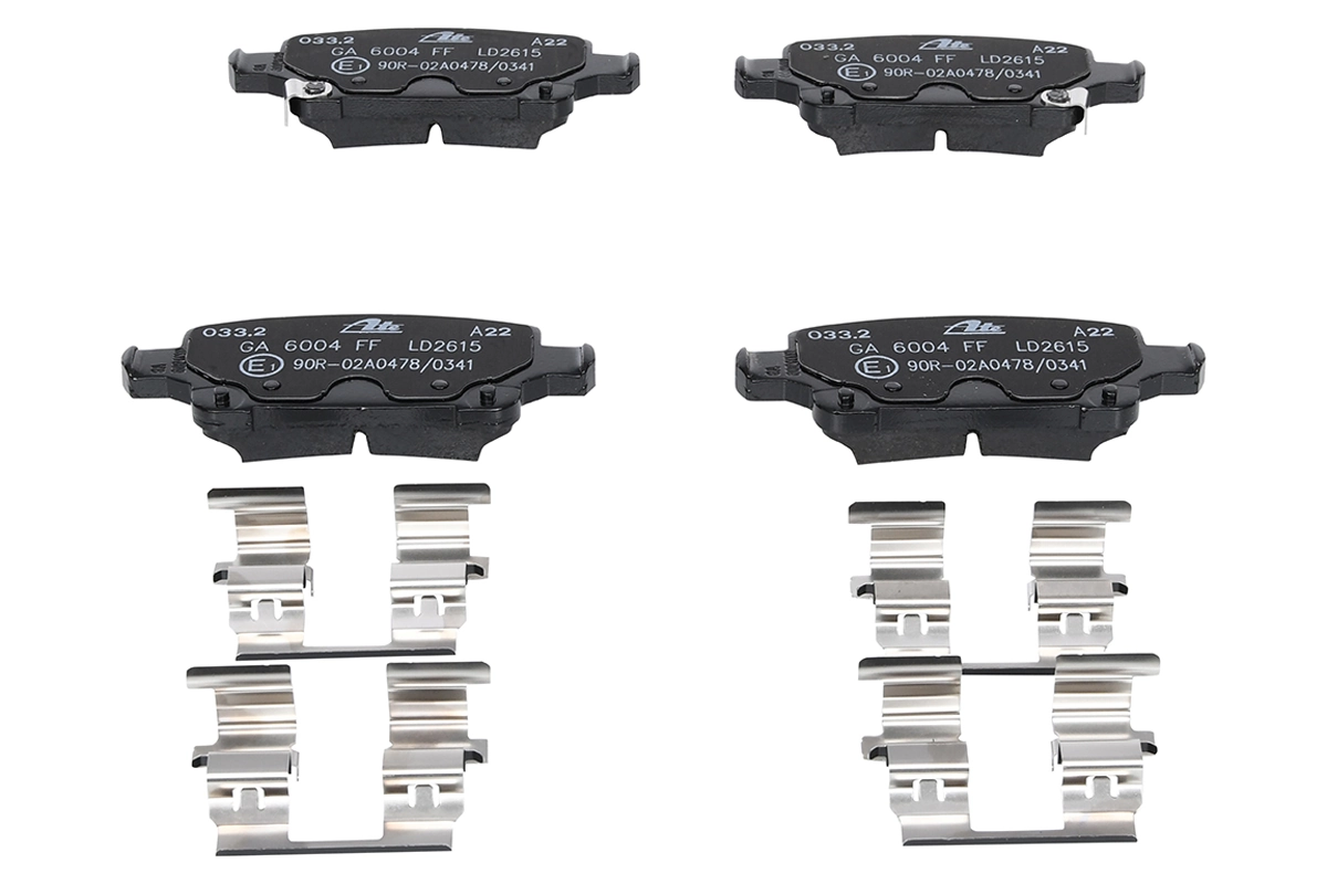 Brake Pad Set, disc brake ATE Ceramic 13.0470-2615.2