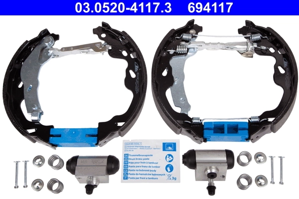 Brake Shoe Set Original ATE TopKit 03.0520-4117.3