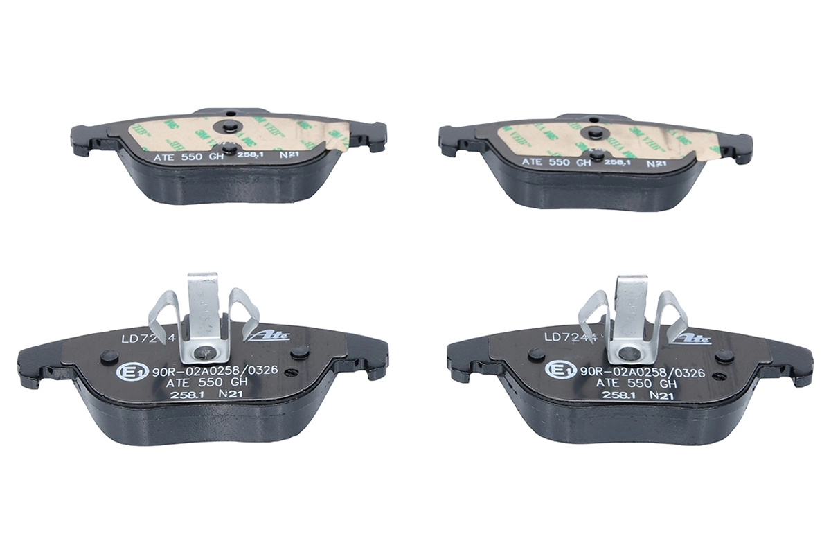 Brake Pad Set, disc brake ATE Ceramic 13.0470-7244.2