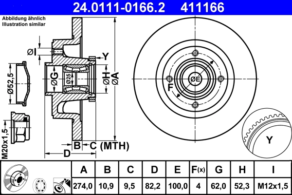 Brake Disc 24.0111-0166.2