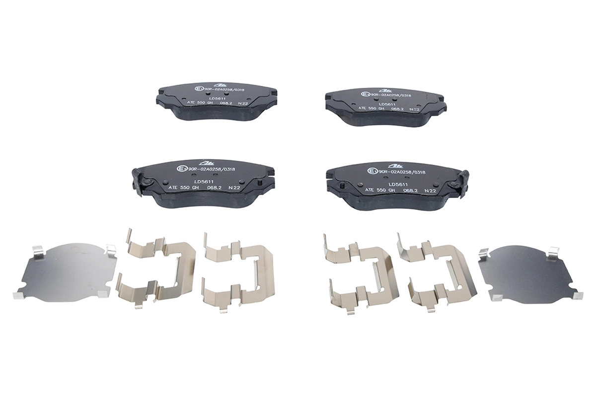 Brake Pad Set, disc brake ATE Ceramic 13.0470-5611.2