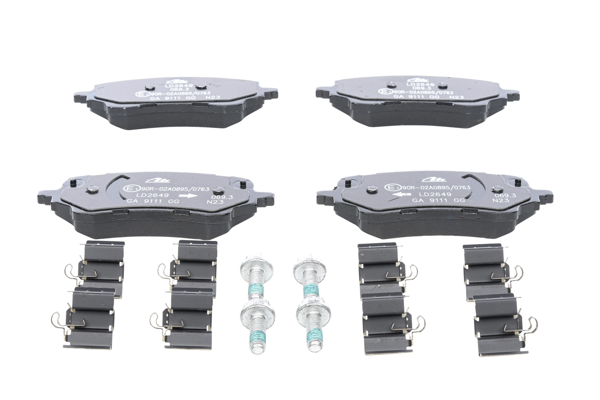 Brake Pad Set, disc brake ATE Ceramic 13.0470-2649.2