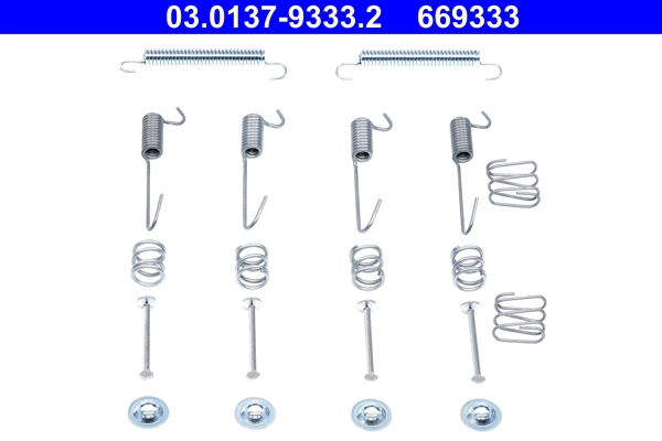 Accessory Kit, parking brake shoes 03.0137-9333.2