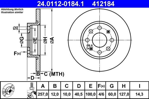 Brake Disc 24.0112-0184.1