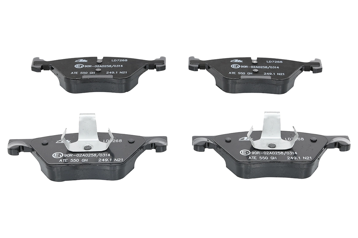 Brake Pad Set, disc brake ATE Ceramic 13.0470-7268.2