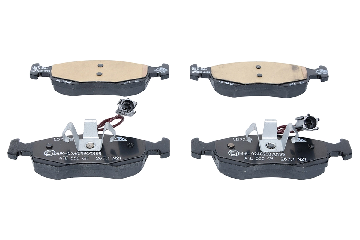 Brake Pad Set, disc brake ATE Ceramic 13.0470-7288.2