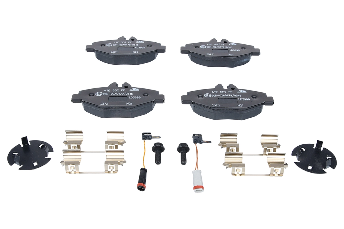 Brake Pad Set, disc brake ATE Ceramic 13.0470-3999.2