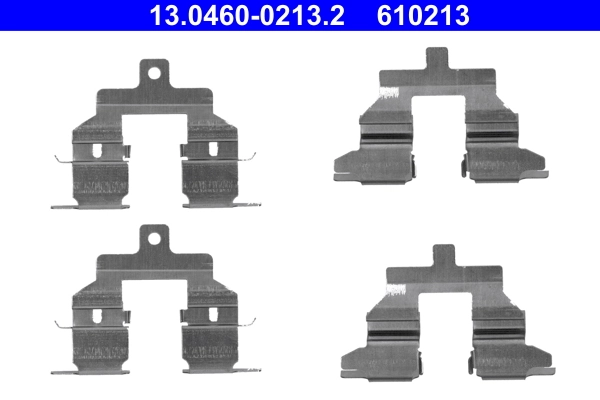 Accessory Kit, disc brake pad 13.0460-0213.2