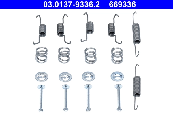 Accessory Kit, parking brake shoes 03.0137-9336.2