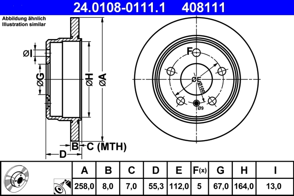 Brake Disc 24.0108-0111.1