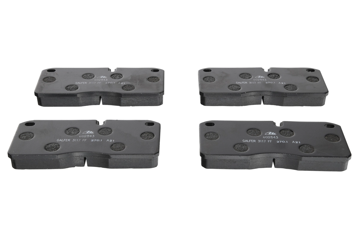 Brake Pad Set, disc brake 13.0460-2843.2