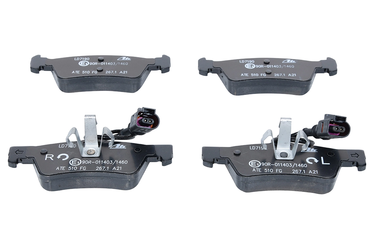 Brake Pad Set, disc brake ATE Ceramic 13.0470-7190.2