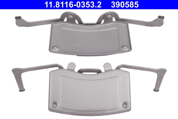 Spring, brake caliper 11.8116-0353.2