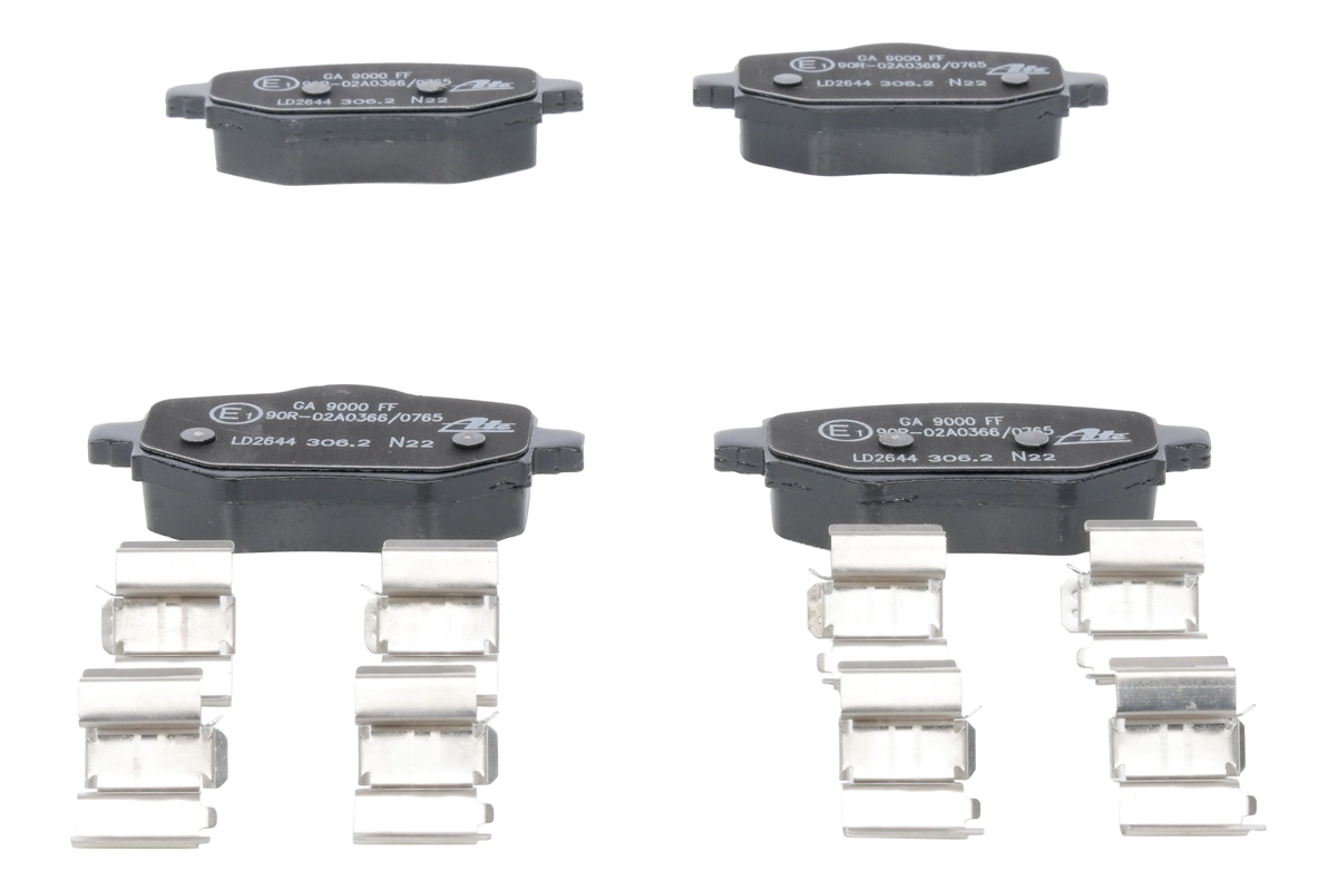 Brake Pad Set, disc brake ATE Ceramic 13.0470-2644.2