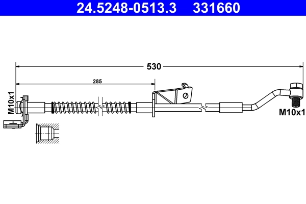 Brake Hose 24.5248-0513.3