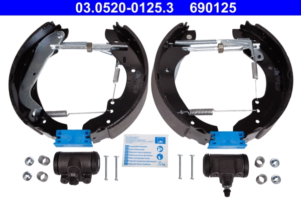 Brake Shoe Set Original ATE TopKit 03.0520-0125.3