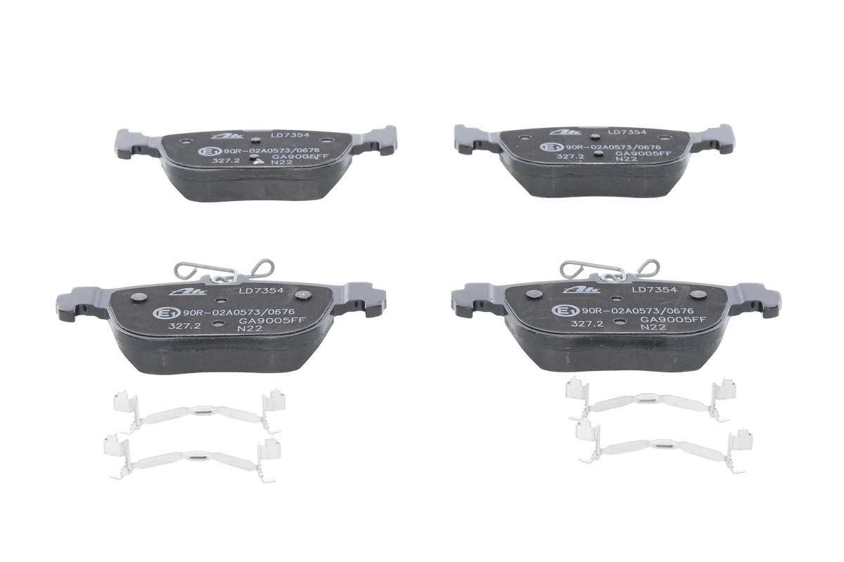 Brake Pad Set, disc brake ATE Ceramic 13.0470-7354.2