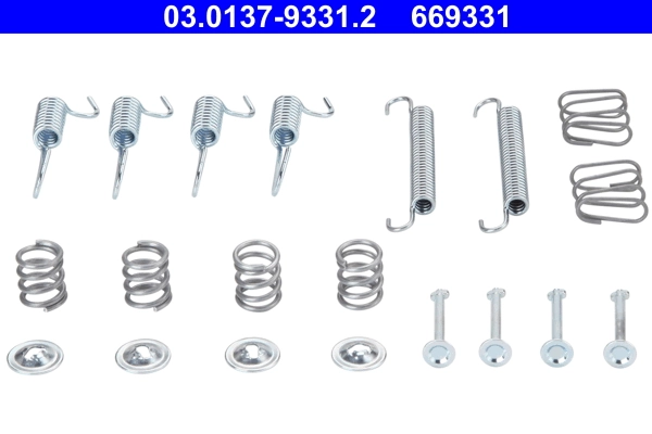 Accessory Kit, parking brake shoes 03.0137-9331.2