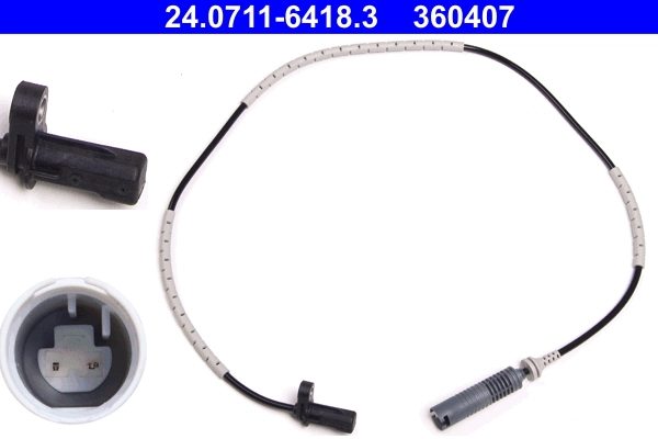 Sensor, wheel speed 24.0711-6418.3